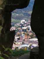 Espace dans la roche